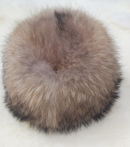 Kézműves női szőrme sapka (kucsma)