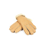 Ötujjas, nappásított, kézműves,  női irha női kesztyű